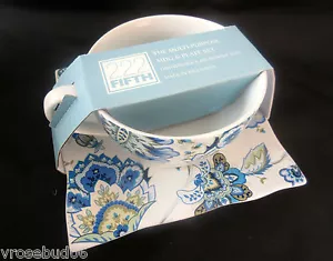 222 FÜNFTES MEHRZWECKBECHER & TELLER SET MIRABELLE BLAU BRANDNEU - Bild 1 von 4