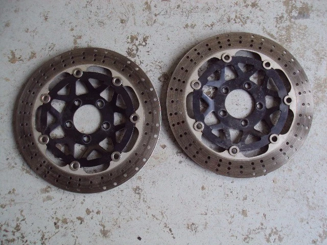 1998 1999 98 99 Kawasaki Ninja ZX-6 ZX6E ZX6 Front Brake Rotors B6 - Image 1 of 1