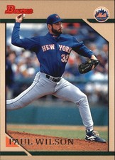 1996 Bowman New York Mets Baseball Card #191 Paul Wilson