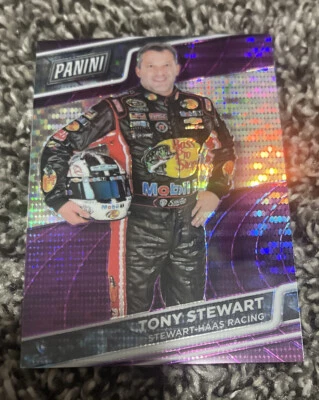 Tony Stewart 2016 Panini The National Purple Prizm Card #95 Serial #d 39/50  - Image 1 of 2