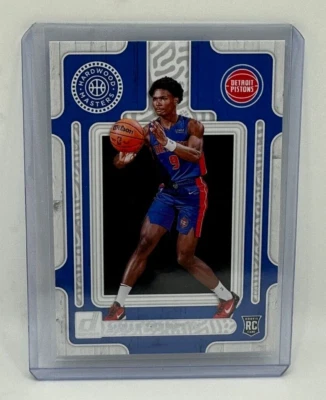 2023-24 Panini Donruss Ausar Thompson RC Hardwood Masters #2 Detroit Pistons - Image 1 of 2