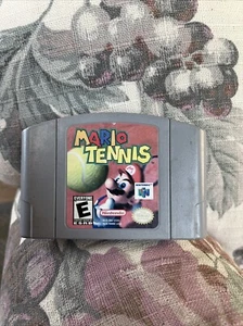 NINTENDO 64 "MARIO TENNIS" AUTHENTIC ORIGINAL VINTAGE N64 GAME CARTRIDGE N64 - Picture 1 of 3
