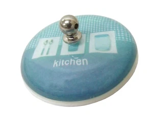 (23530) TAPON BAÑERA LAVABO BIDE FREGADERO STANDARD ACRILICO COCINA VICHY AZUL - Imagen 1 de 2