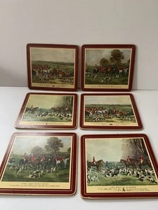 (6) Antique Meeting of Her Majestys Stag Hounds on Ascot Heath Placemats - Picture 1 of 7