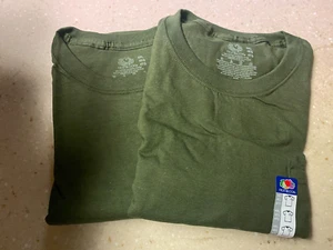 Pack of 2, OD Green, Fruit of The Loom S/S Pocket T-Shirts - 4XLarge - Picture 1 of 3
