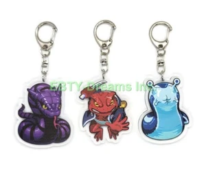 Set of 3 Naruto Anime Acrylic Keychain Manda, Gamabunta, Lady Katsuyu - Picture 1 of 2