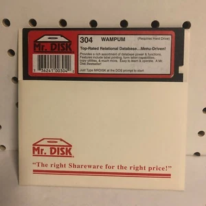 Disquete Mr Disk #304 vintage Wampum IBM juego PC 5,25" - Imagen 1 de 12
