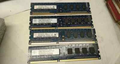 US 8 GB 4x2GB PC3-12800 DDR3 1600Mhz NON ECC DIMM Memory For AMD CPU AM3 AM3+ MB - Image 1 of 2
