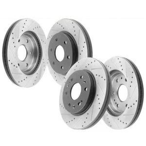 Rotores de taladro delantero y trasero de 12,78"" para Chevy Silverado GMC Sierra izquierdo derecho - Imagen 1 de 7