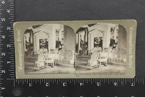 Rotunda Poinciana Palm Beach FL Cosmopolitan Series #601 Stereoview DE COLECCIÓN 1111 - Imagen 1 de 3