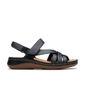 Clarks Women's Cecily Strap Sandal Black Combi - 26181423, Black Combi - Picture 1 of 6