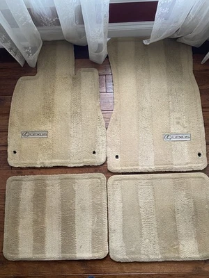 Alfombrillas alfombrillas Lexus LS430 OEM parte marfil #PT548-50030-10 Foto 1 de 4