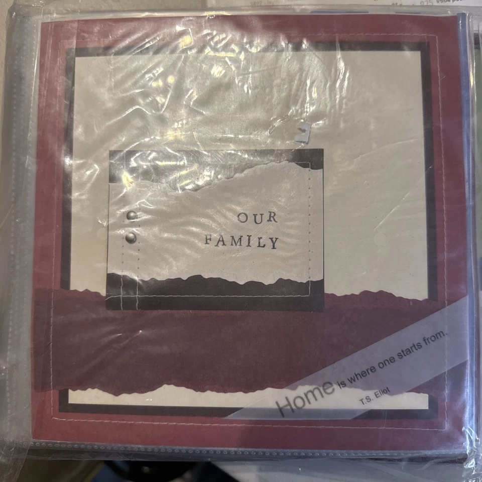 NEW in package! Colorbok "Our Family Album" 8x8 with embelishment kit Lot #SBK5A - Image 1 of 1