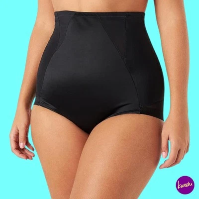 PLAYTEX Women's Perfect Silhouette Shapewear 2 Pack, Medium Control Briefs, UK18 — 第 1/4 张图片