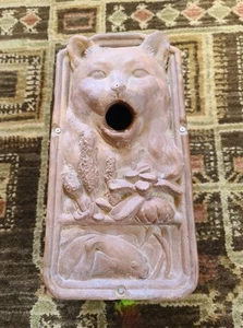Vintage skurriles Zaunkönig Katze Keramik Kunst Vogelhaus Linda Thorson Seattle WA selten - Bild 1 von 24