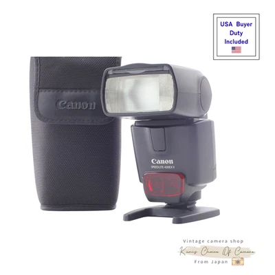 US duty Free [N MINT in Case ] Canon 430EX II Speedlite Shoe Mount Flash F Japan - Image 1 of 4