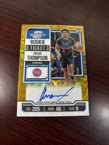 2023-24 Contenders Optic International RC Gold Auto Ausar Thompson Rookie /10 - Bild 1 von 2