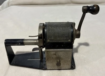 Antique Dandy Automatic Feed Pencil Sharpener Patent 1919 Works - Image 1 of 4