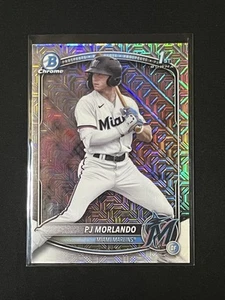 2025 Bowman PJ Morlando 1st Bowman Chrome Mojo Marlins - Picture 1 of 2