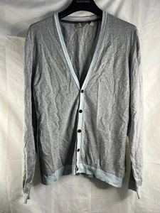 Ted Baker Cardgian Women’s Size 5 UK 16 Grey Eyelash Knit Jumper Button Up Tunic - Picture 1 of 11