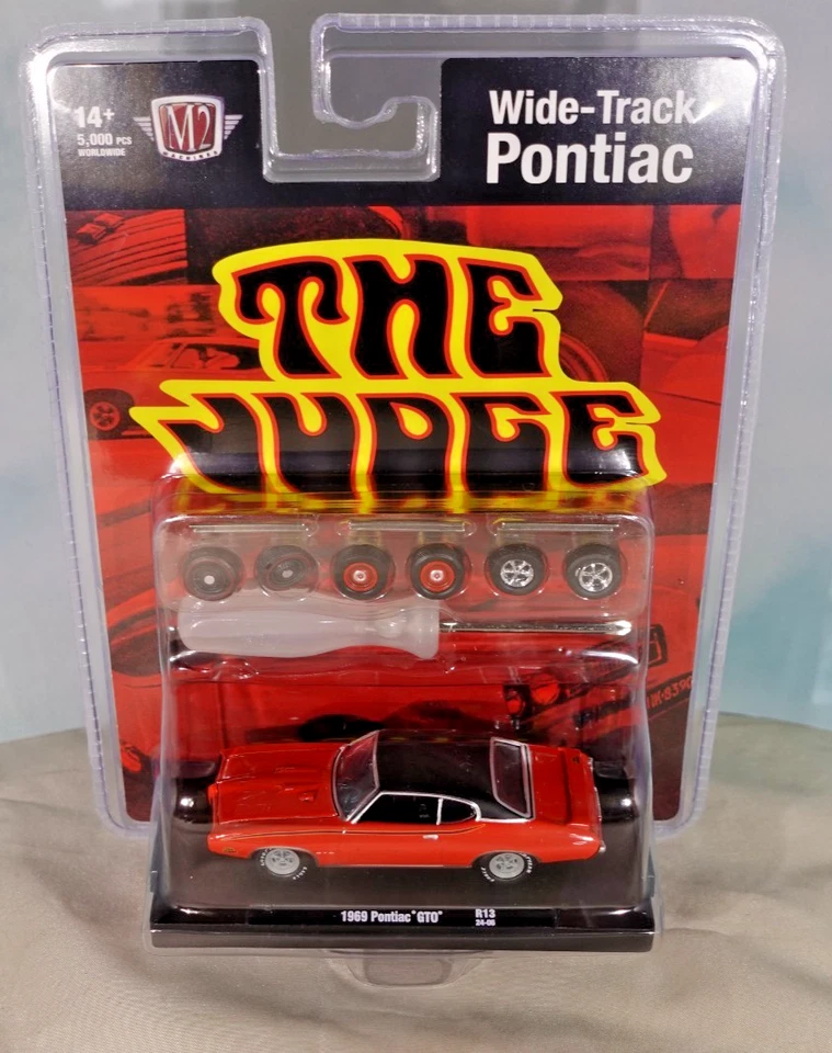 1/64th M2 Machines Auto Wheels R13 1969 Pontiac GTO Judge - Image 1 of 1