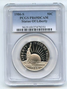1986 S 50C Statue of Liberty Commemorative PCGS PR69DCAM - Picture 1 of 1