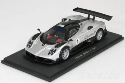 Spark 1:43 Pagani Zonda R #1 2007 Silver S0697-2 - Image 1 of 2