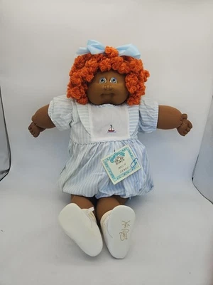 ESCULTURA SUAVE REPOLLO PARCHE NIÑO 88 FIRMADO A MANO AA PELO PALOMITAS ROJAS A3 Etiqueta Attat Foto 1 de 4