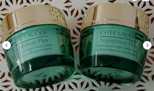 ESTEE LAUDER NightWear Plus Creme (Set of TWO 15 mL jars -- 30 mL total)brandnew - Picture 1 of 7