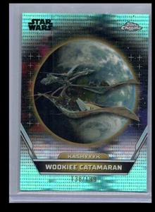 2024 Topps Star Wars Hyperspace #19 Wookiee Catamarán Aqua Sonar Refractor - Imagen 1 de 2