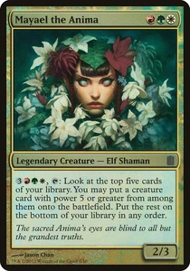 Mayael the Anima (Oversized) [Commander&apos;s Arsenal Oversized] Lightly Pl - Picture 1 of 1