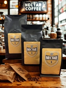 Nectar Premium Coffee - Med/Dark Espresso Blend - Freshly Roasted Craft Coffee - Picture 1 of 35