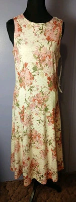 TIANA B. Women's Multicolored Floral Sleeveless Maxi Dress Size 6 NWT - Image 1 of 4