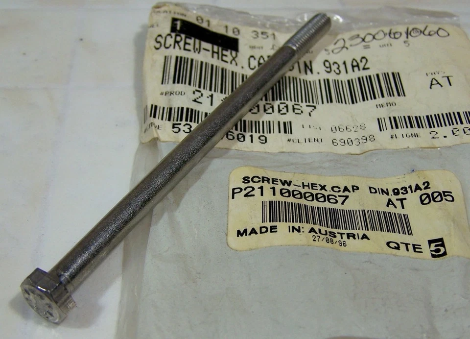 NUEVO TORNILLO HEXAGONAL OEM BRP OUTLANDER SEA-DOO HX 211000067 230061060 Foto 1 de 1