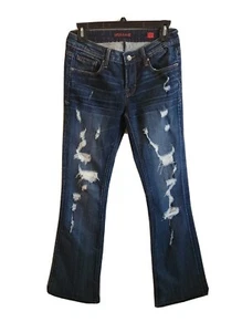 Cult of Individuality Bohemi Bootcut Jeans Size 26 Distressed Stretch - Picture 1 of 5