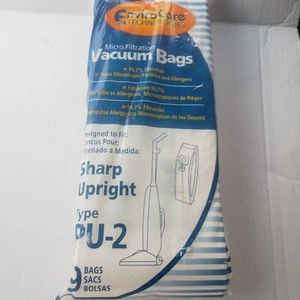 Sharp Standstaubsauger Typ PU-2 Mikrofiltration 9 BEUTEL Envirocare technologi - Bild 1 von 5