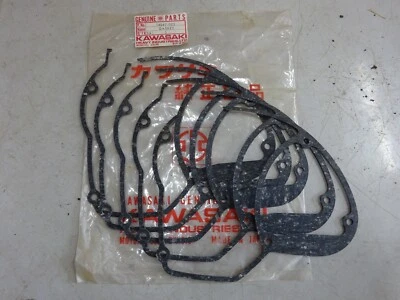 KAWASAKI CARB COVER GASKETS (5) B1 F2 F3 F4 F21M 1966-70 — 第 1/2 张图片