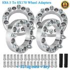 8X6.5 TO 8X170 WHEEL ADAPTERS 9/16-18 LUGS For FORD WHEELS ON DODGE 1.5 INCH *4 Dodge H100