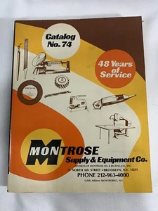1974 Industrial Knitting Supply Parts Catalog - Tools - Equipment - MONTROSE - Bild 1 von 23