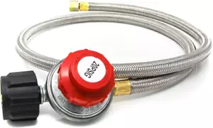Regulador De Propano Gas One 2113 0-20Psi Con Manguera De 4 Pies - Imagen 1 de 12