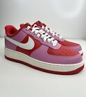 New Nike Air Force 1 Low Womens Sz 8.5 Pink Valentines Rare By You/id Fast Ship