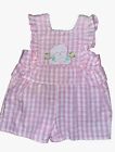 Vintage Baby Girl 3-6 Mo Pink Bubble Playsuit Sun Suit Ruffle Philippines