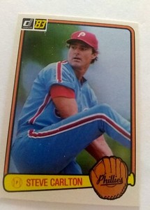 1983 Donruss Baseball Steve Carlton #219 HOF Factory Set Break NM-MT
