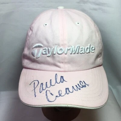 LPGA Paula Creamer Autographed Pink TaylorMade By The Pink Panther! Golf Hat - Image 1 of 4