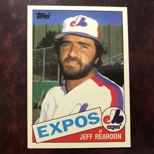 1985 Topps TIFFANY Set JEFF REARDON #375 MONTREAL EXPOS ** MINT ** HIGH GRADE ** - Picture 1 of 2