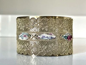 100% Authentic LOUIS VUITTON Liberty of London Cuff Bracelet - RARE FIND! - Picture 1 of 16