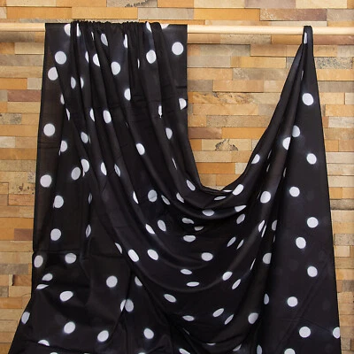 Soft Cotton Polka Dot Tie Dye Fabric by Yard Indian Textile Sewing Quilting DIY - Image 1 of 4