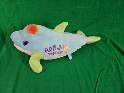 First & Main Plush Ron Jon Surf Shop Florida Aqua Blue and Green Colorful - Image 1 of 4