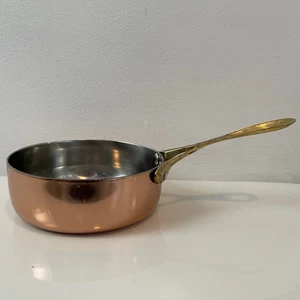 Copper Plated Stainless Mini Pan Sauce Pan 4.5” x 1.75” - Picture 1 of 12