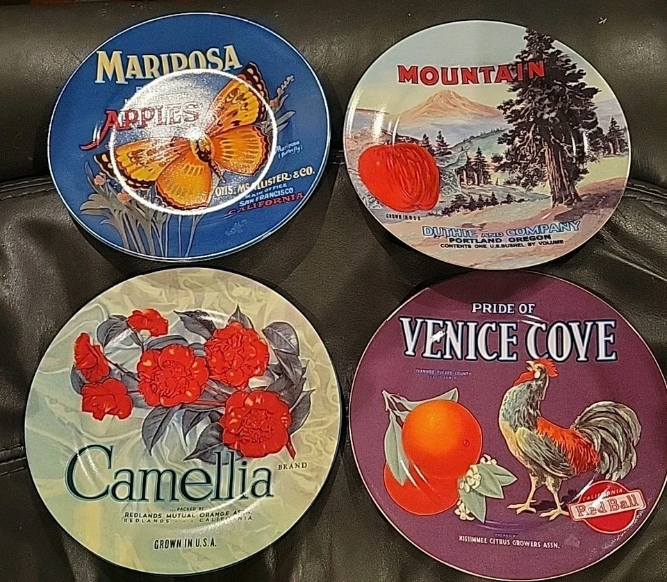 Oneida 复古标签系列沙拉或甜点盘,直径 8 英寸 4 件套 — 第 1/4 张图片